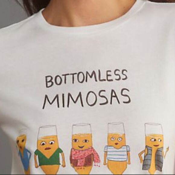 Brand New Unfortunate Portrait Bottomless Mimosas Graphic Tee - Picture 4 of 13